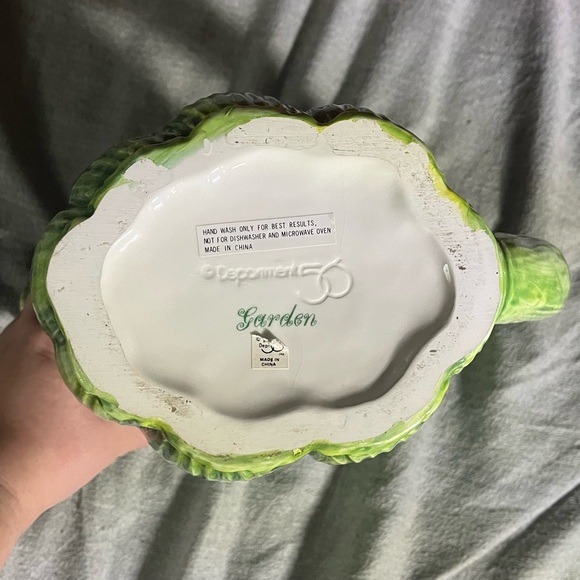 SOLD department 56 celery pitcher cottagecore vintage - Picture 2 of 11